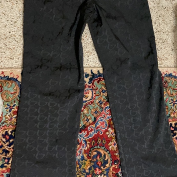 Byblos blu made in Italy black Logo trousers. Size 10 - Picture 7 of 8
